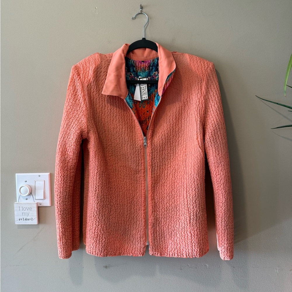 NWT City Girl - Nancy Bolen Vibrant Multicolour Reversible Jacket - Picture 11 of 14